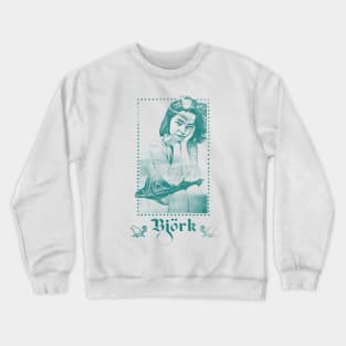 Björk / Vintage Style Aesthetic Fan Art Design Crewneck Sweatshirt